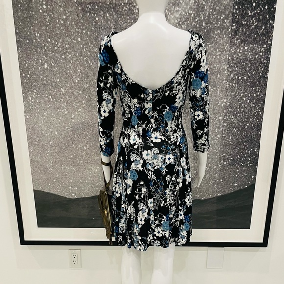 Erdem Floral 3/4 Sleeve Dress - Picture 4 of 11